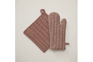 lot gant matelasse + manique 